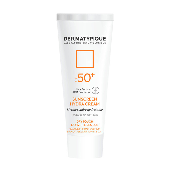 ضد آفتاب بی رنگ هیدرا مناسب پوست خشک درماتیپیک