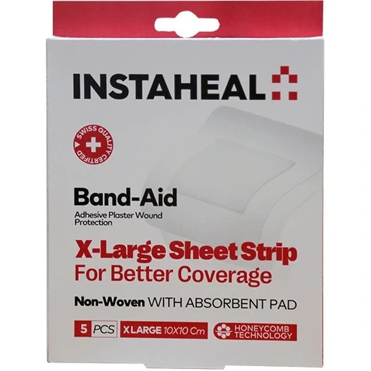 پانسمان آماده اینستاهیل 5 عددی (خیلی بزرگ (X-Large 10x10 cm))
