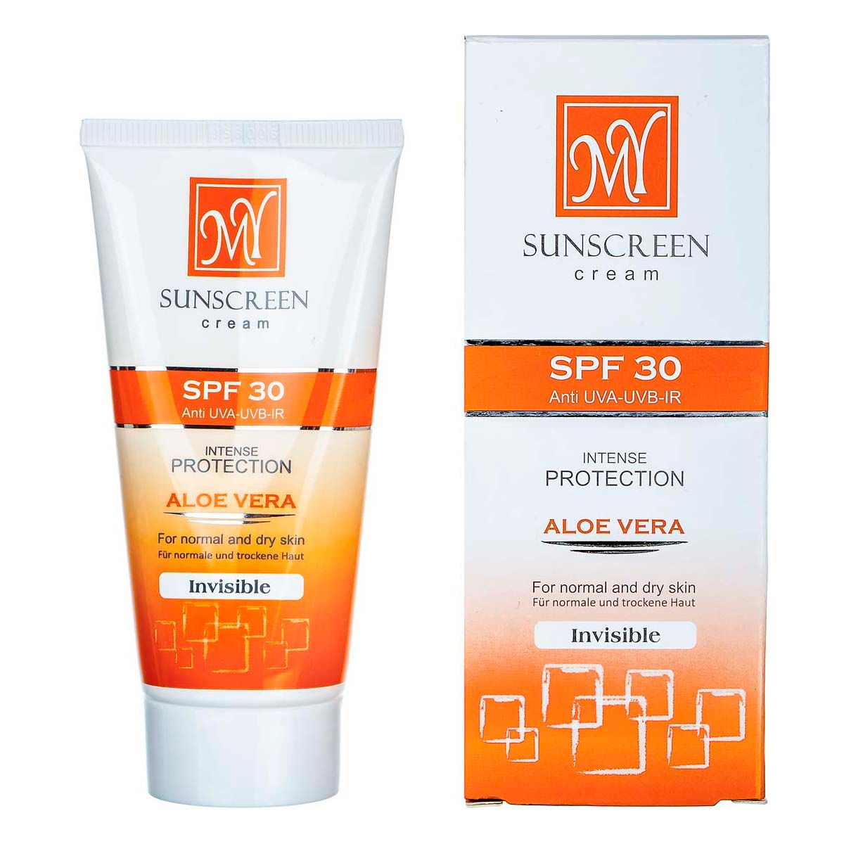 کرم ضد آفتاب بی رنگ پوست خشک SPF 30 مای