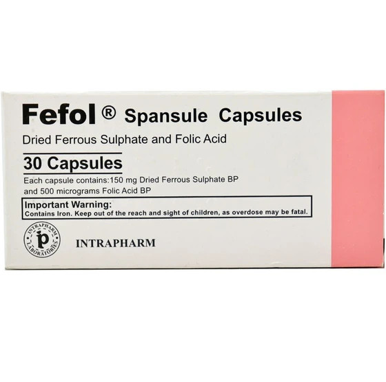 کپسول آهن ففول (فیفول) اینترافارم
