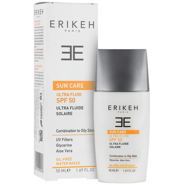 فلوئید ضد آفتاب پوست مختلط و چرب (بی رنگ) اریکه