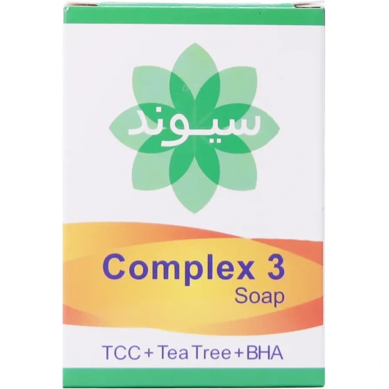 صابون کمپلکس 3 حاوی روغن درخت چای و تری کلوکربان سیوند
