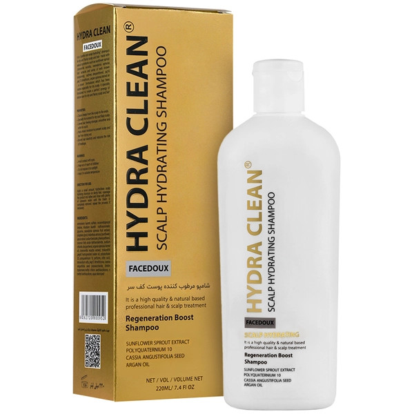 شامپو مرطوب کننده پوست کف سر هیدراکلین فیس دوکس