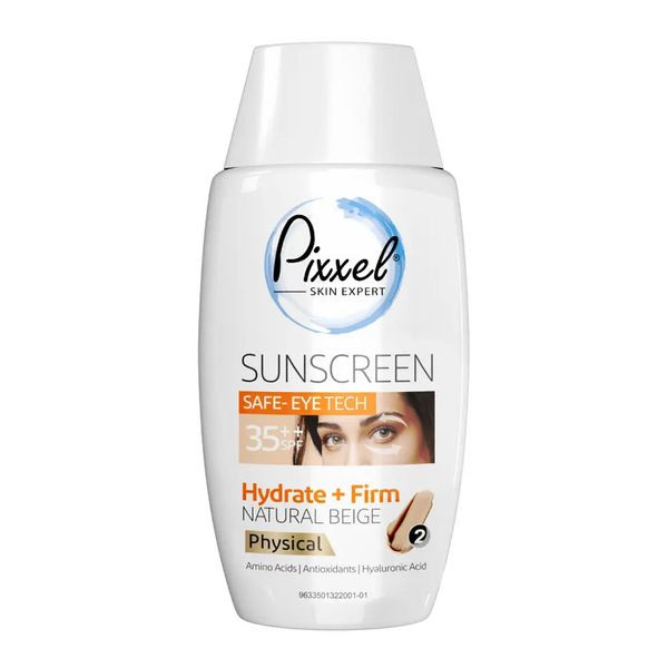 کرم ضد آفتاب دور چشم رنگ بژ طبیعی پیکسل