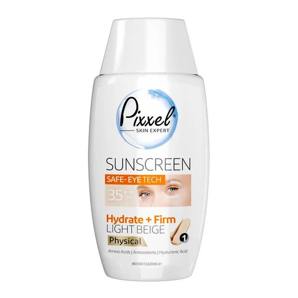 کرم ضد آفتاب دور چشم رنگ بژ روشن پیکسل