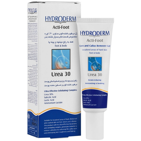 ژل مرطوب کننده قوی اوره 30 درصد هیدرودرم
