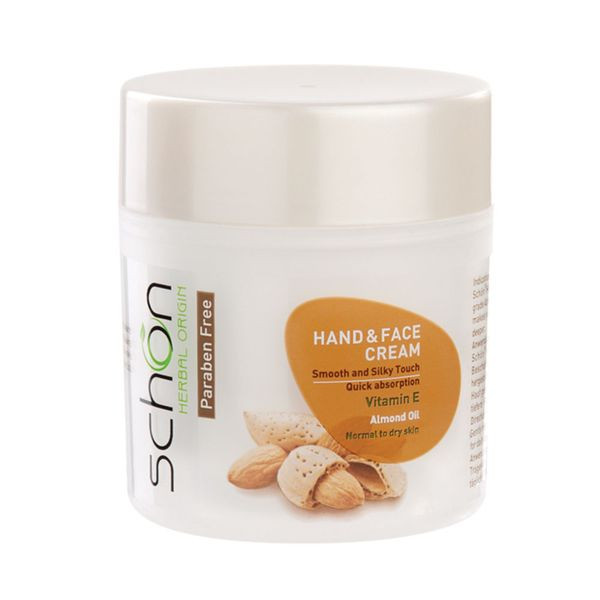 کرم دست و صورت کاسه ای گیاهی با عصاره بادام شون