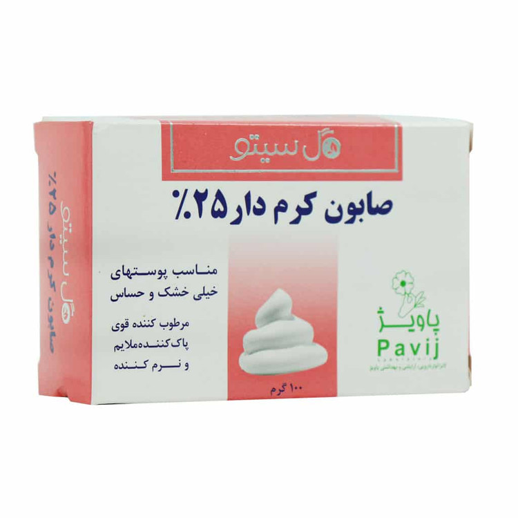 صابون کرم دار 25% گل سیتو