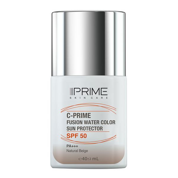 ضد آفتاب فیوژن واتر spf50 رنگی حاوی ویتامین سی بژ طبیعی پرایم