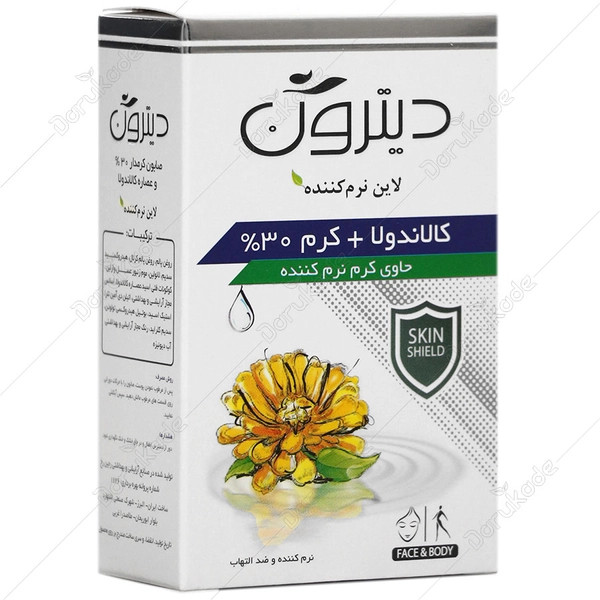 صابون کرم دار 30% و عصاره کالاندولا دیترون