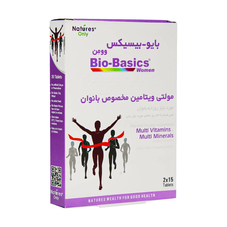 قرص مولتی ویتامین بانوان بایوبیسیکس ویمن نیچرز اونلی