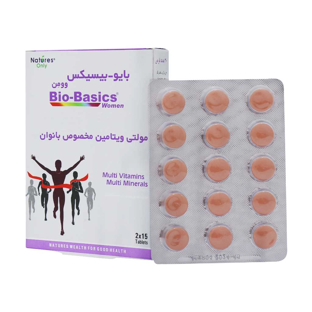 قرص مولتی ویتامین بانوان بایوبیسیکس ویمن نیچرز اونلی