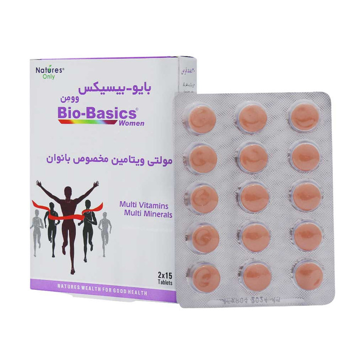 قرص مولتی ویتامین بانوان بایوبیسیکس ویمن نیچرز اونلی