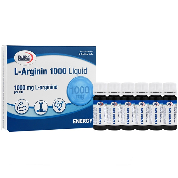 ویال خوراکی ال آرژینین 1000 لیکوئید یوروویتال