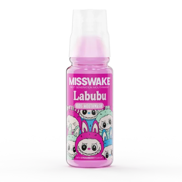 دهانشویه کودک دخترانه صورتی لبوبو میسویک