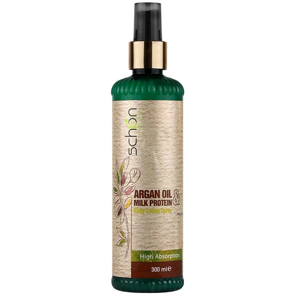 اسپری لوسیون بدن آرگان و پروتئین شیر شون