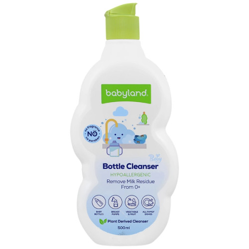 مایع شوینده شیشه شیر و ظروف کودک بیبی لند
