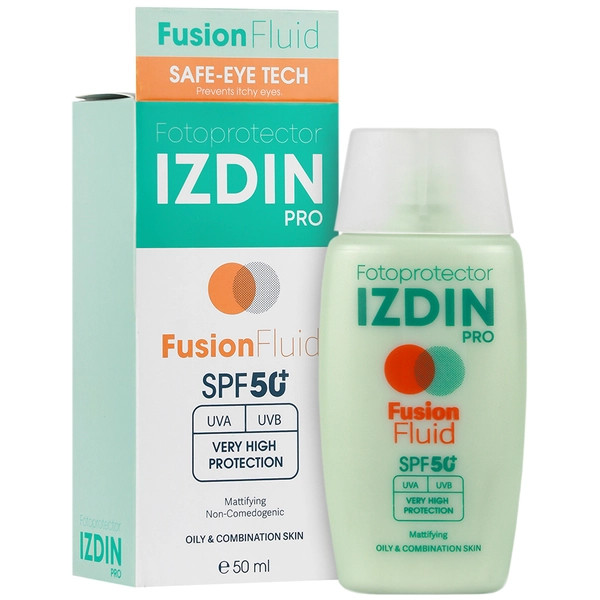 ضد آفتاب فیوژن فلوئید SPF50 ایزدین پرو