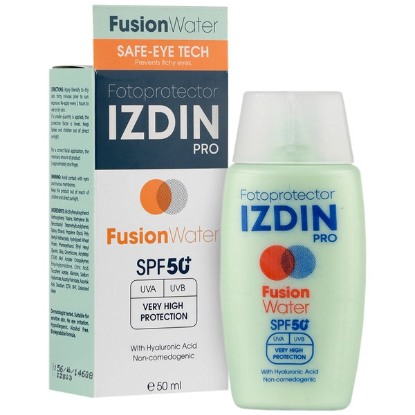کرم ضد آفتاب فیوژن واتر SPF50 ایزدین پرو