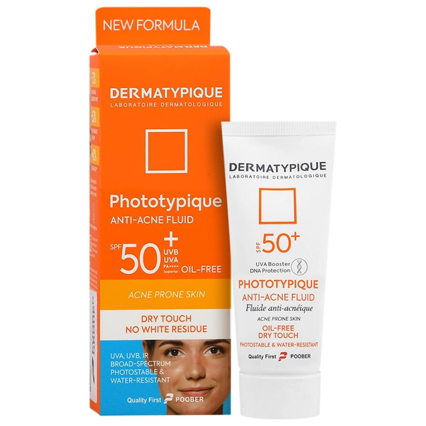 فلویید ضد آفتاب پوست چرب و جوش دار SPF50 درماتیپیک