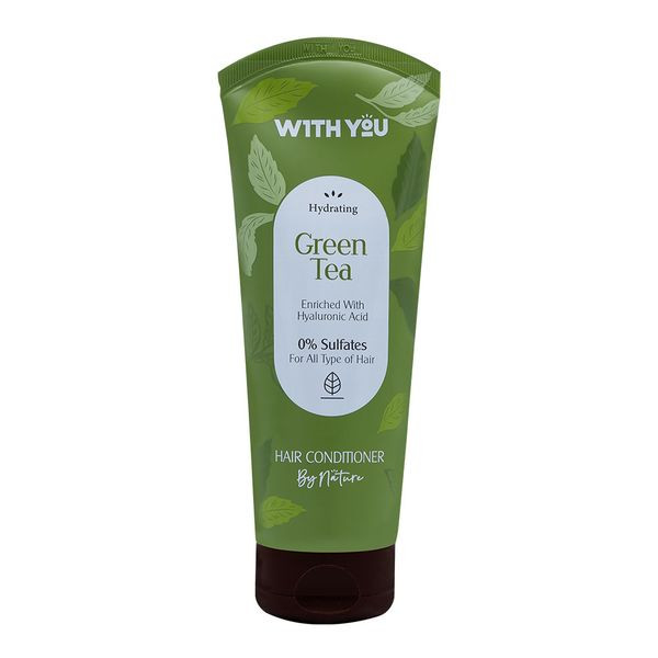 نرم کننده موی سر چای سبز و هیالورونیک اسید ویت یو