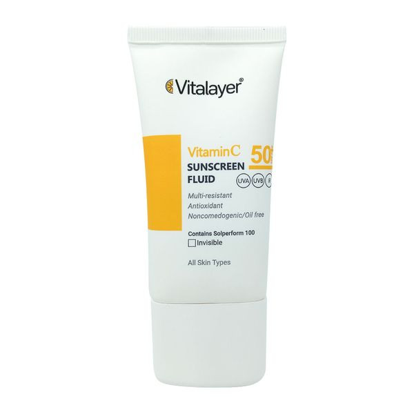 فلوئید ضد آفتاب ویتامین سی SPF50 ویتالیر