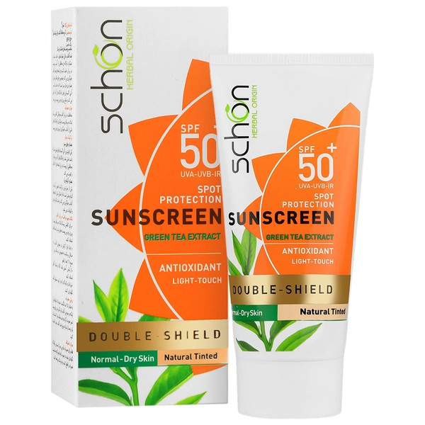 ضد آفتاب دابل شیلد SPF50 پوست خشک (طبیعی)