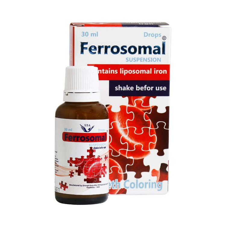 قطره آهن فروزومال 7 میلی گرم سیمرغ دارو عطار