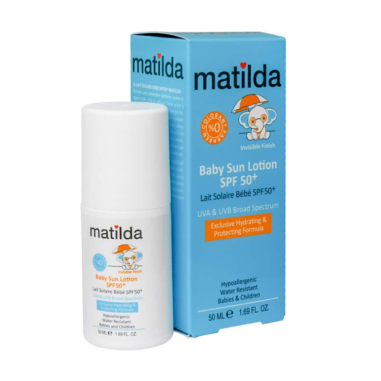 لوسیون رولی ضد آفتاب کودک +SPF50 ماتیلدا