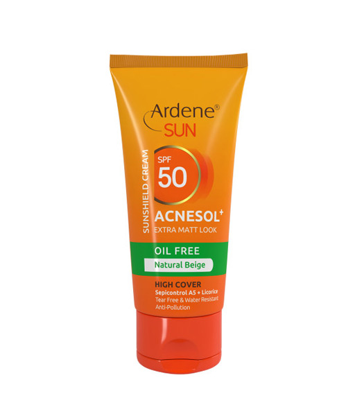 ضد آفتاب رنگی فاقد چربی SPF50 آردن